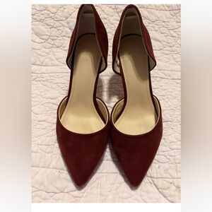 H&M Chic Burgandy/Maroon Heels